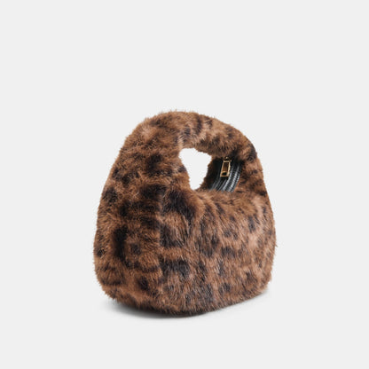 Frankie Leopard Plush Handbag Dolce Vita