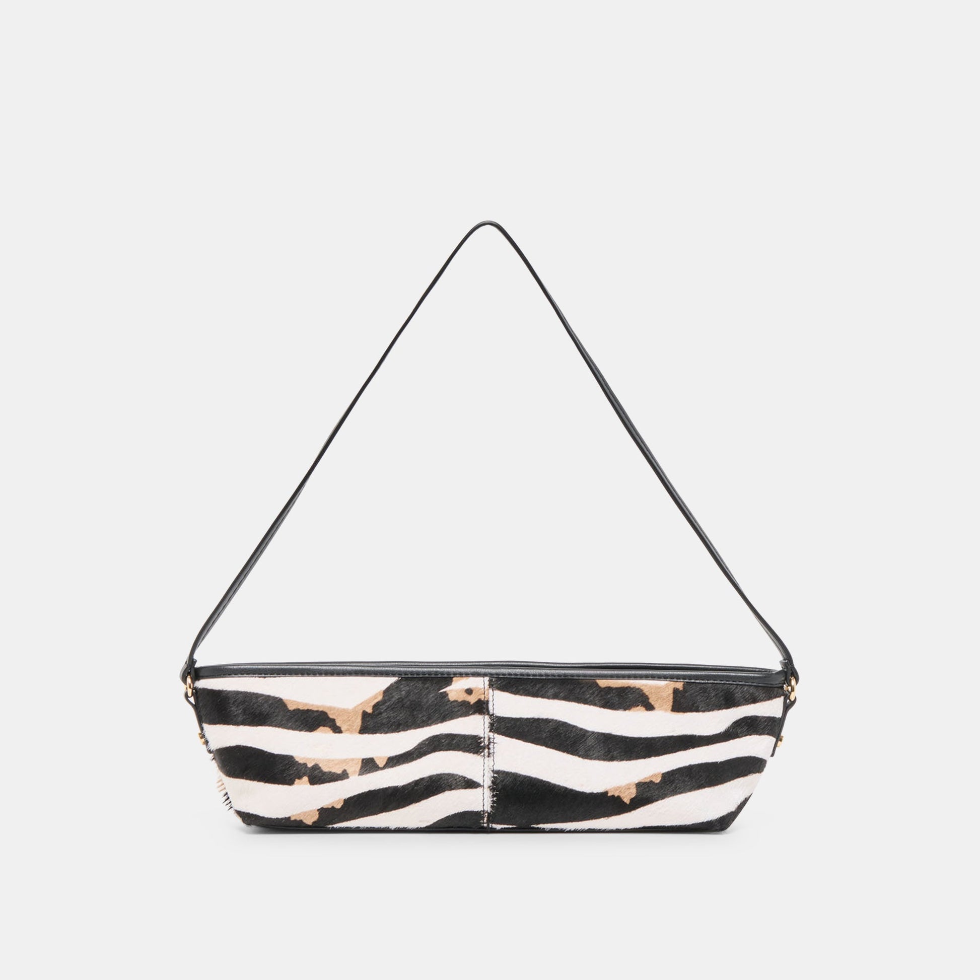 Savaii Zebra Calf Hair Shoulder Bag Dolce Vita