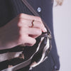 Savaii Zebra Calf Hair Shoulder Bag Dolce Vita