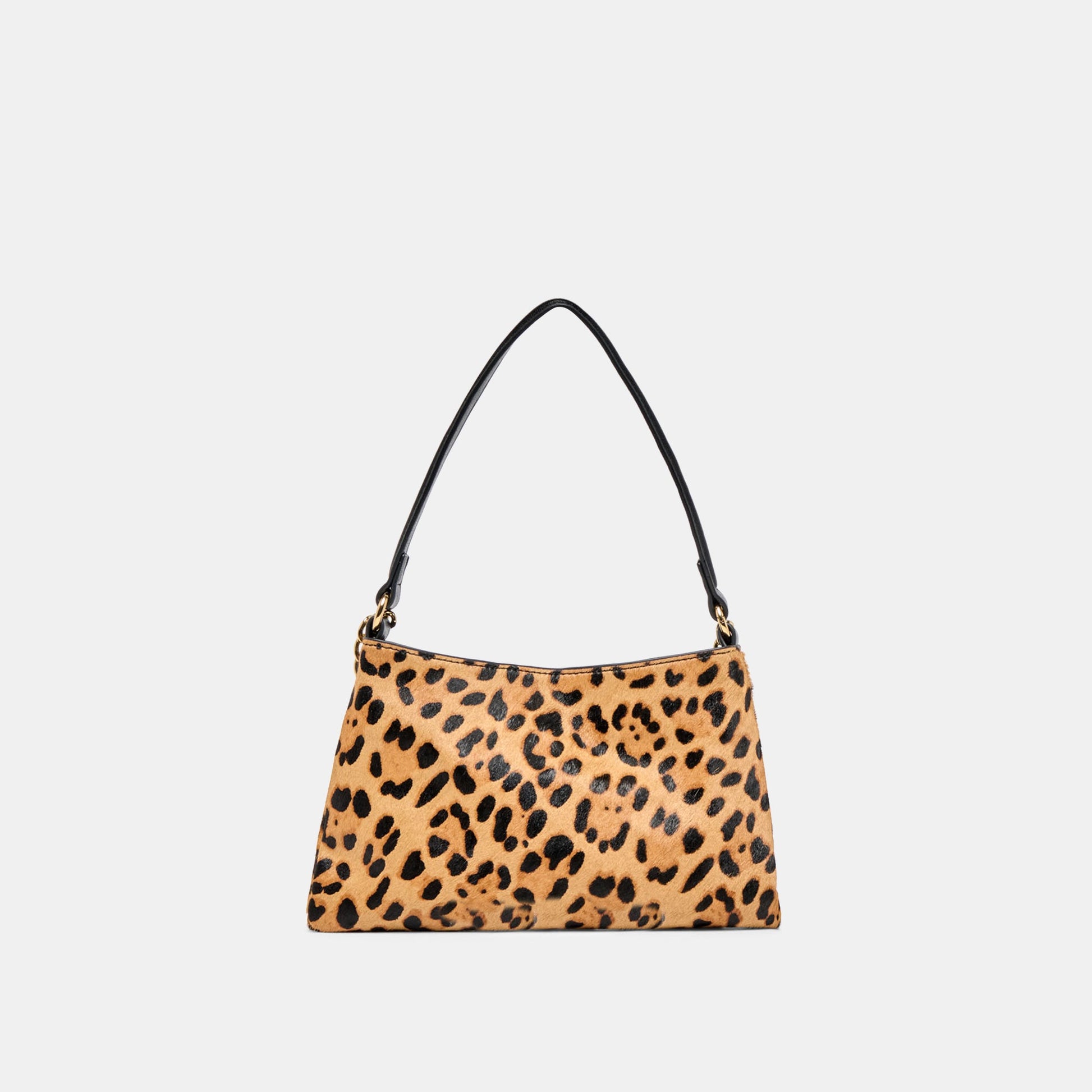 Jagger Leopard Calf Hair Shoulder Bag Dolce Vita