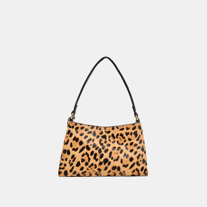 Jagger Leopard Calf Hair Shoulder Bag Dolce Vita