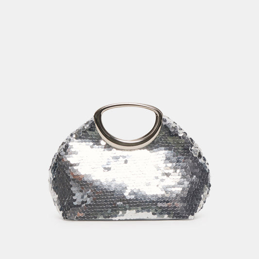 Alina Silver Sequin Handbag Dolce Vita