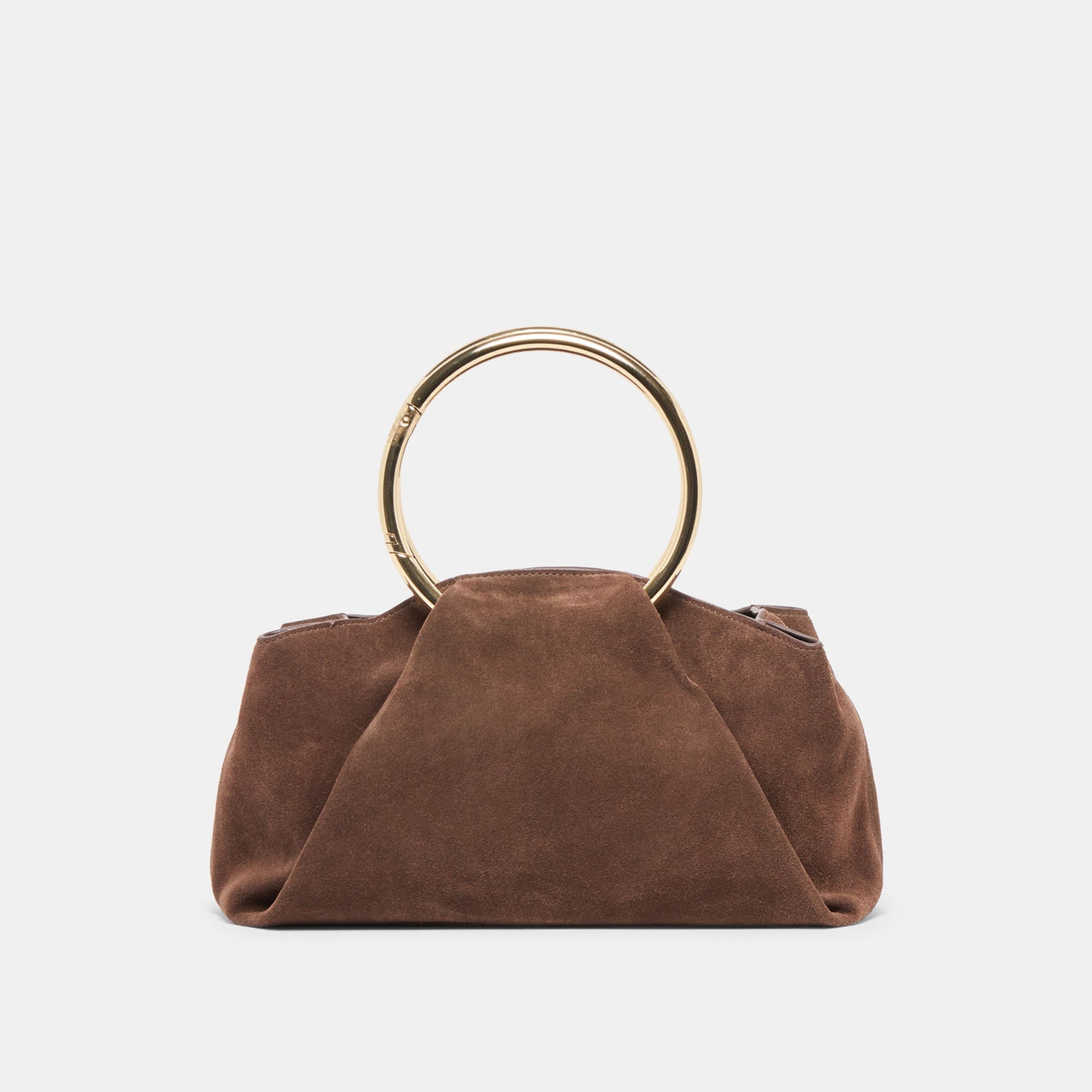 Channing Espresso Suede Handbag Dolce Vita