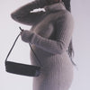Savaii Black Woven Leather Shoulder Bag Dolce Vita