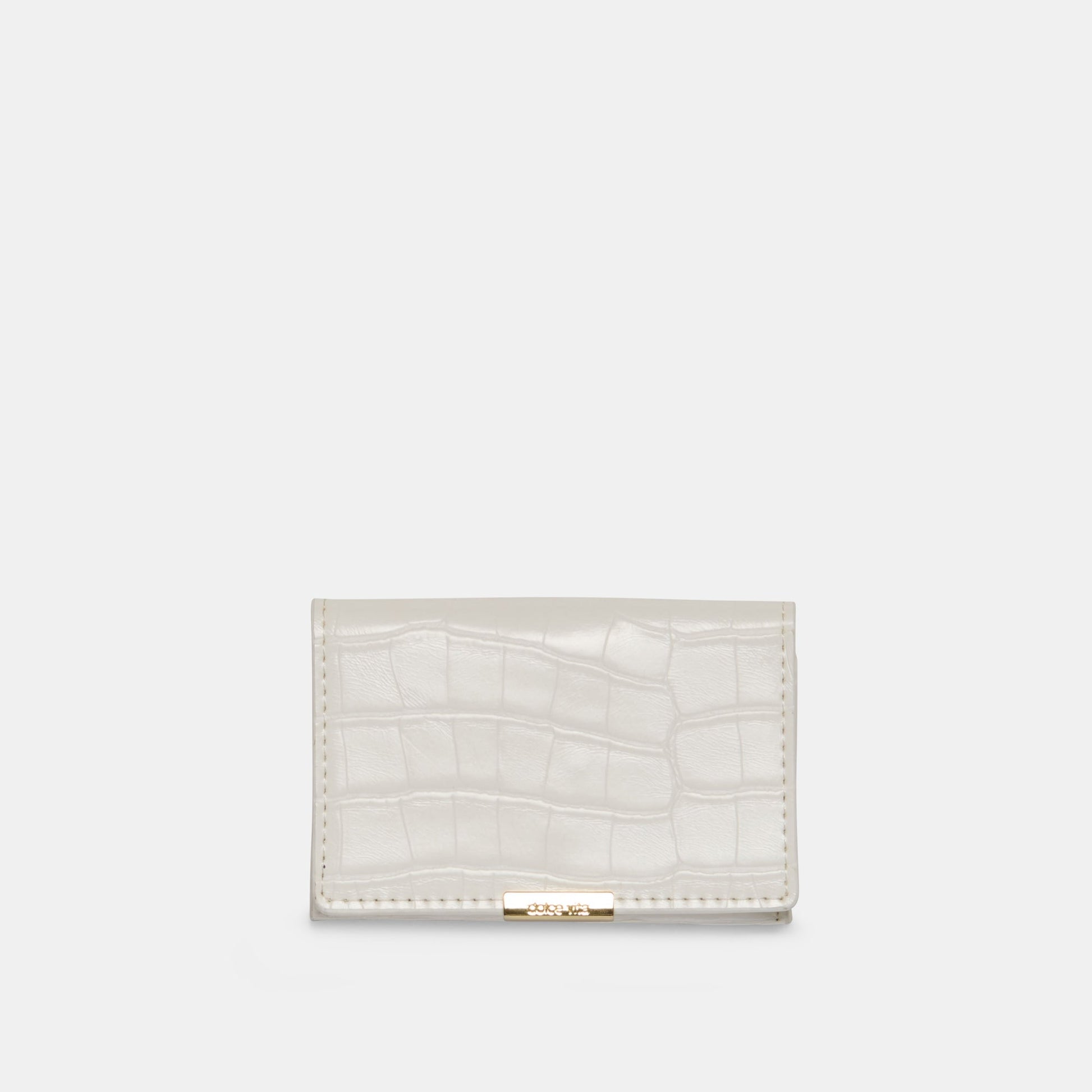 Mini-Me White Croco Stella Wallet Dolce Vita