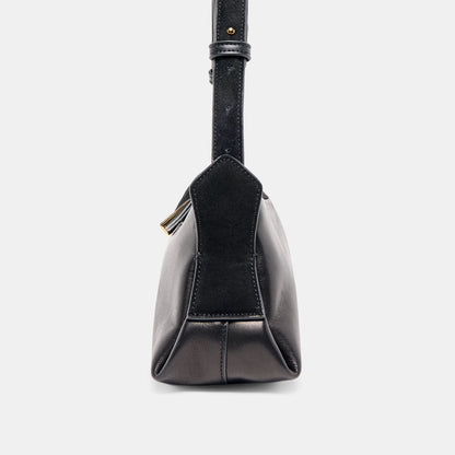Devyn Black Leather Shoulder Bag Dolce Vita