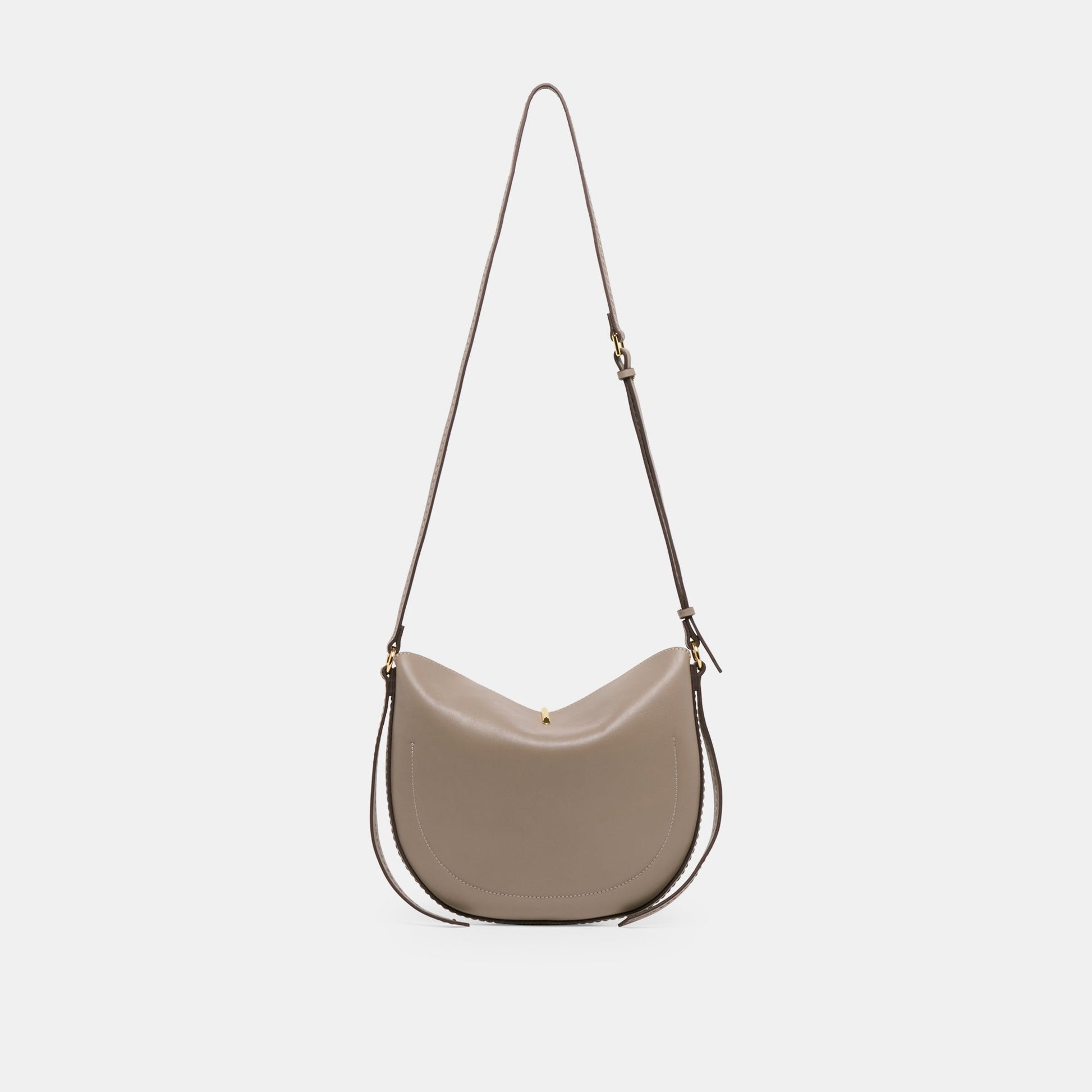 Burano Grey Leather Crossbody Dolce Vita