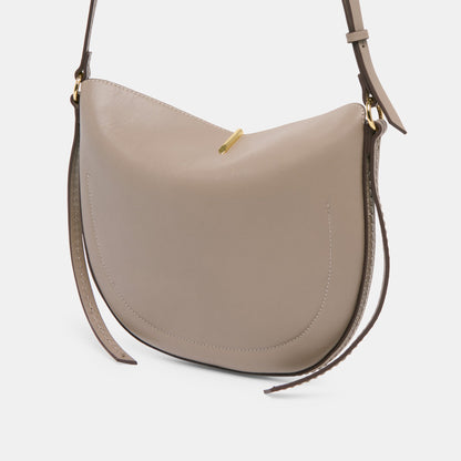 Burano Grey Leather Crossbody Dolce Vita