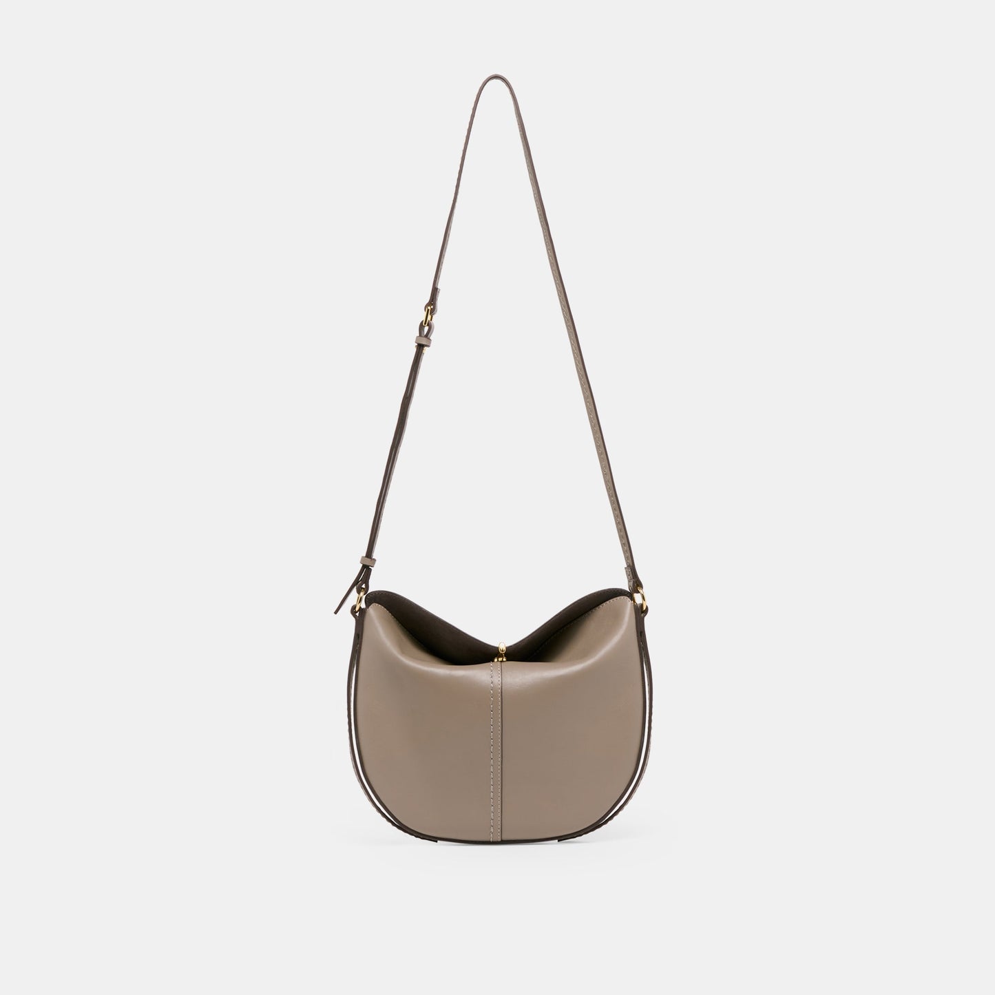 Burano Grey Leather Crossbody Dolce Vita