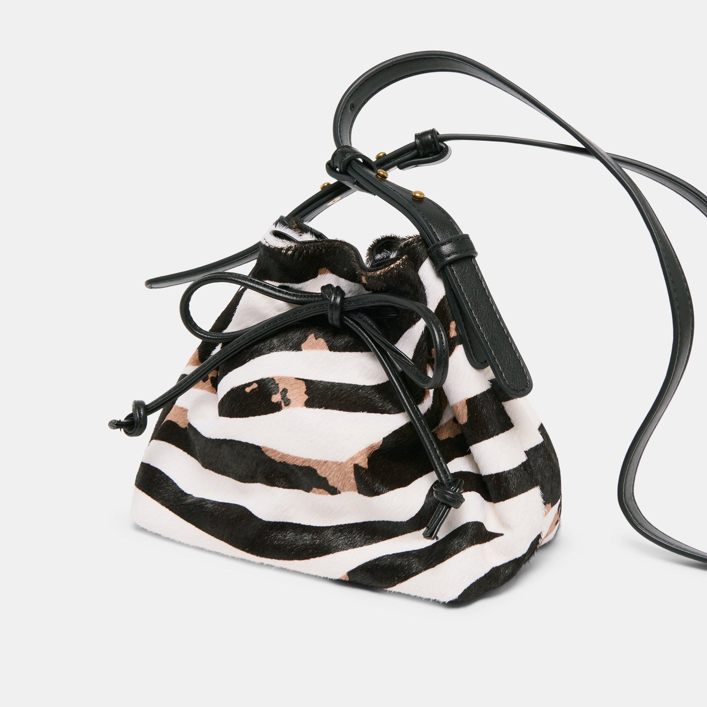 Randi Zebra Calf Hair Crossbody Dolce Vita
