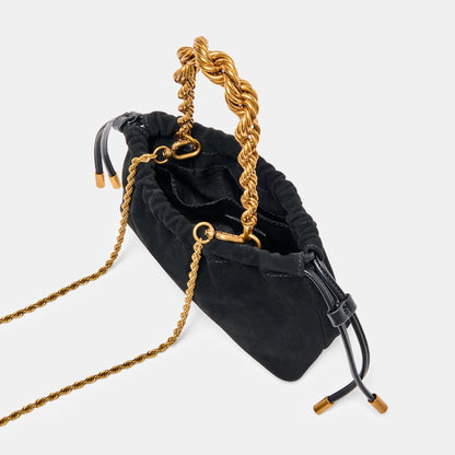 Cleo Black Suede Crossbody Dolce Vita