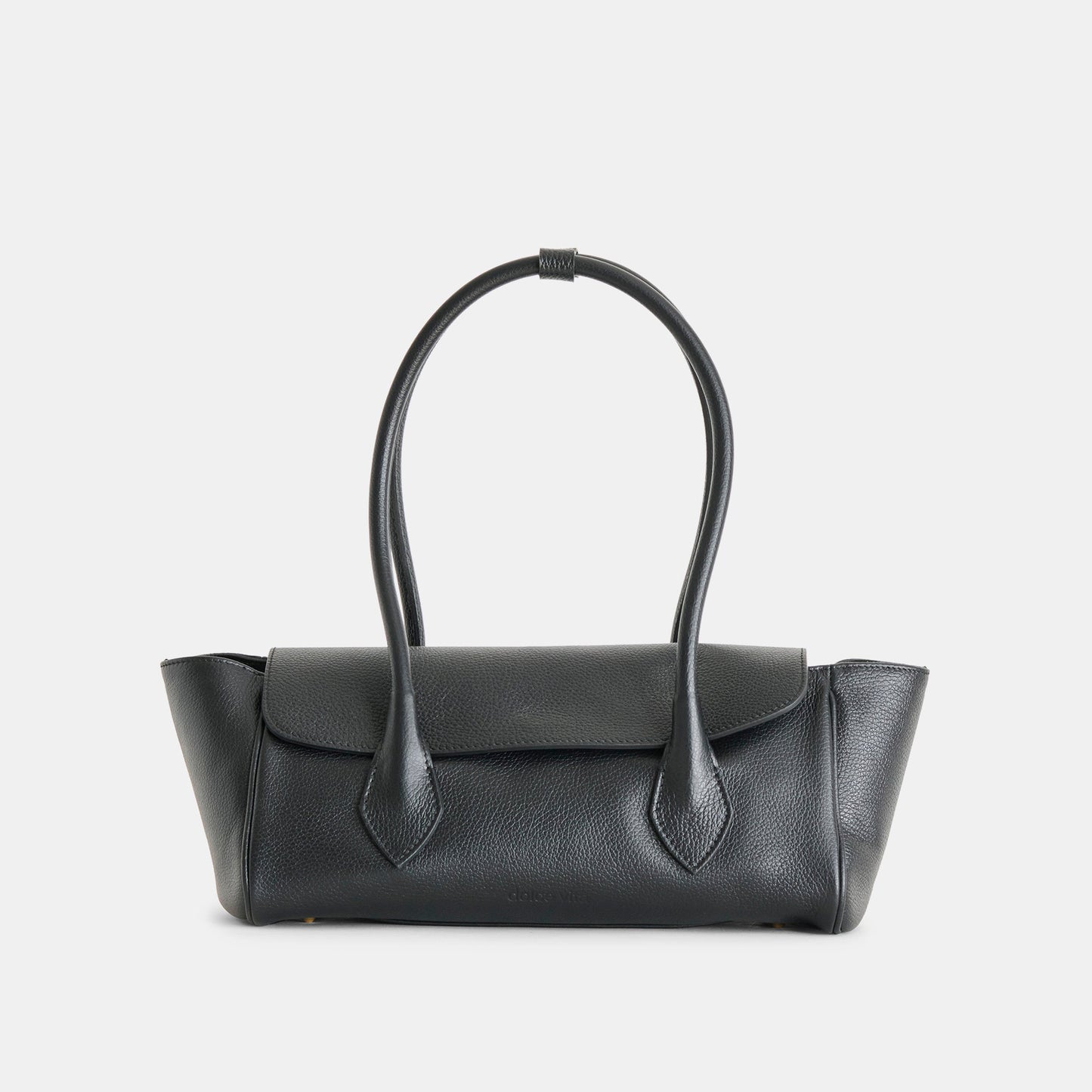 IRENE SHOULDER BAG BLACK LEATHER Dolce Vita
