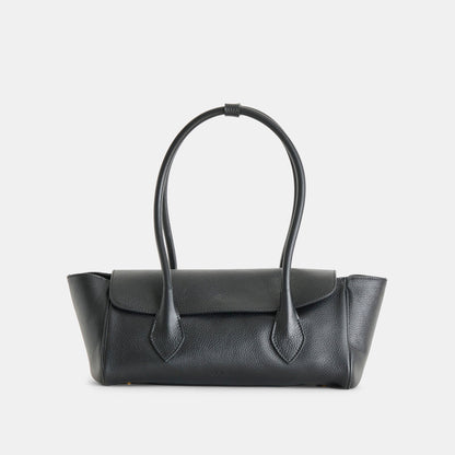 IRENE SHOULDER BAG BLACK LEATHER Dolce Vita