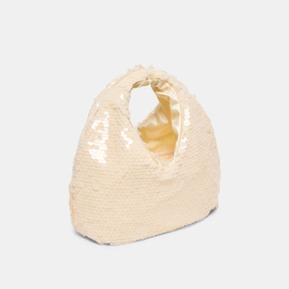 Dahlia Sequin Ivory Sequin Handbag Dolce Vita