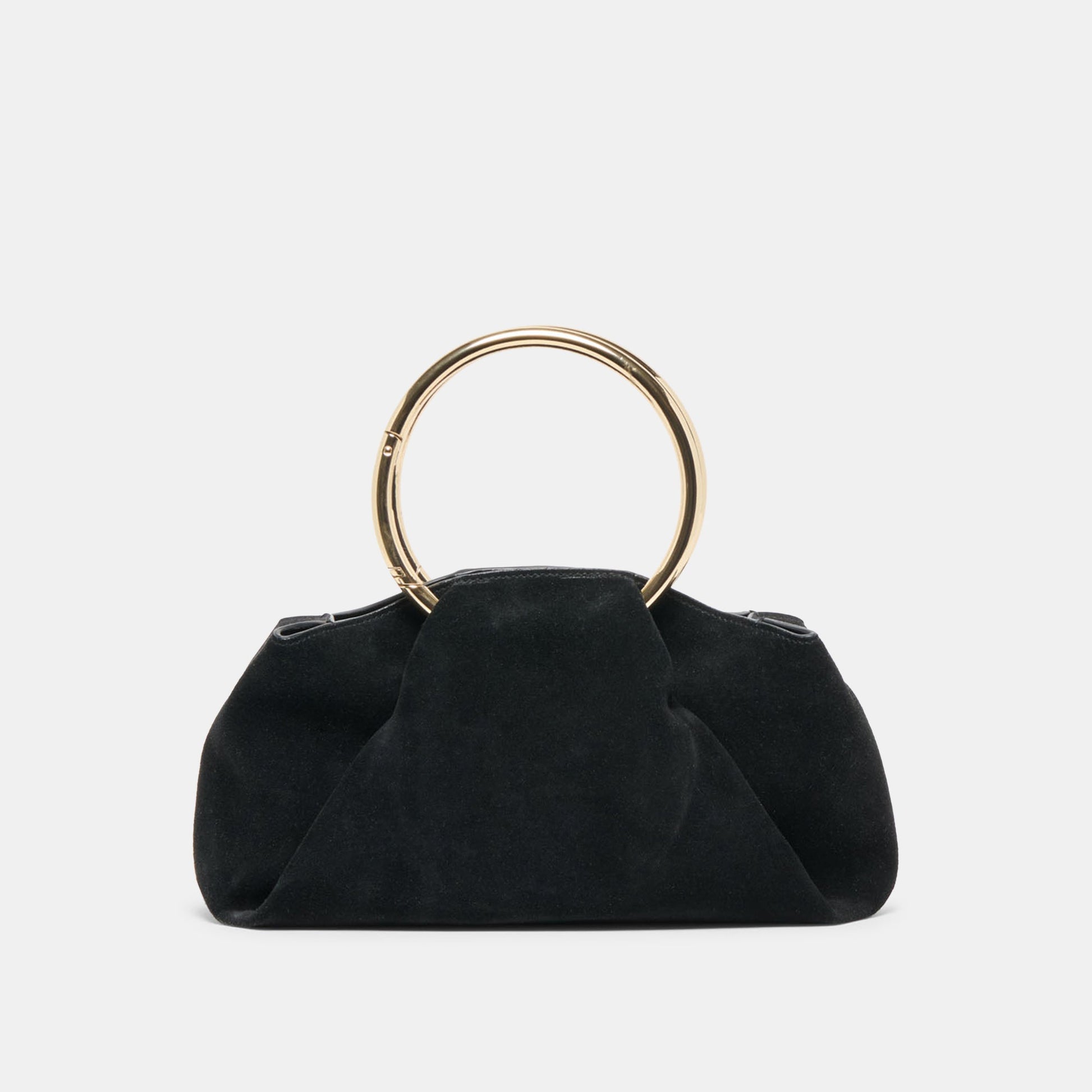 Channing Black Suede Handbag Dolce Vita