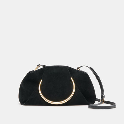 Channing Black Suede Handbag Dolce Vita