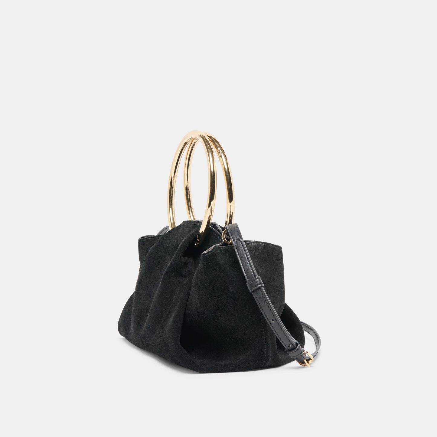 Channing Black Suede Handbag Dolce Vita