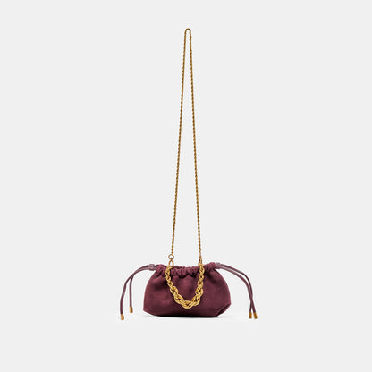 Cleo Burgundy Suede Crossbody Dolce Vita