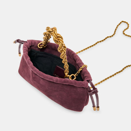 Cleo Burgundy Suede Crossbody Dolce Vita