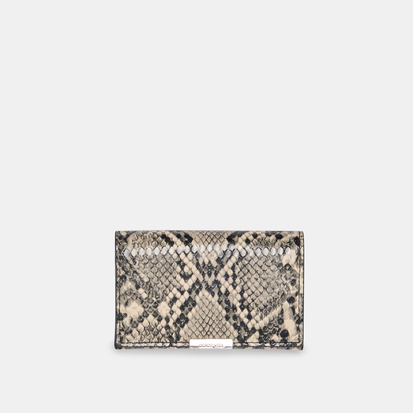 Mini-Me Black White Snake Stella Wallet Dolce Vita
