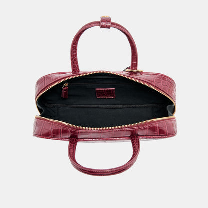 Flyn Burgundy Croco Stella Handbag Dolce Vita