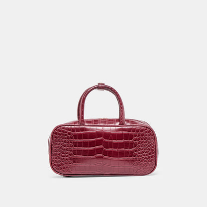 Flyn Burgundy Croco Stella Handbag Dolce Vita