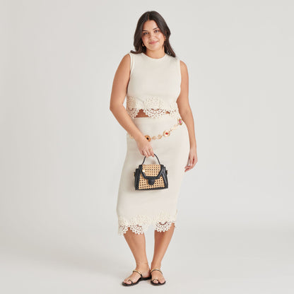TROPEZ CROSSBODY BLACK NATURAL CANE Dolce Vita