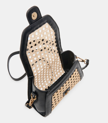 TROPEZ CROSSBODY BLACK NATURAL CANE Dolce Vita