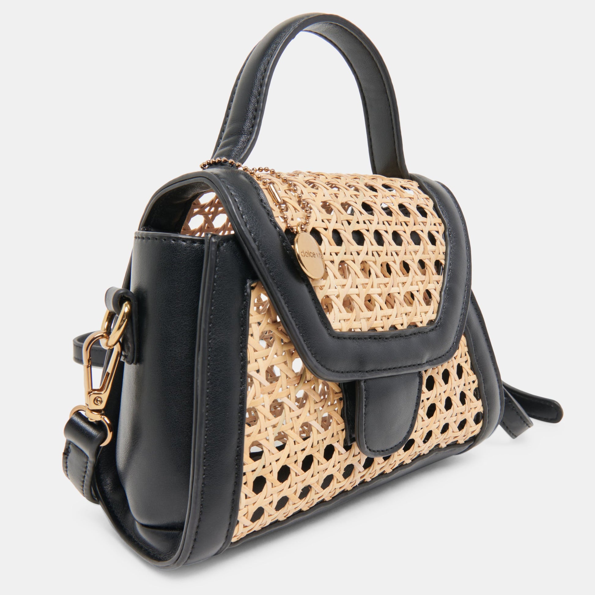 TROPEZ CROSSBODY BLACK NATURAL CANE Dolce Vita