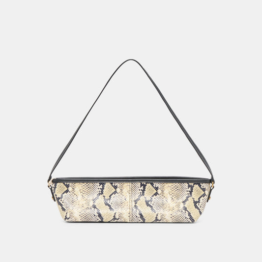 Savaii Black White Snake Stella Shoulder Bag Dolce Vita