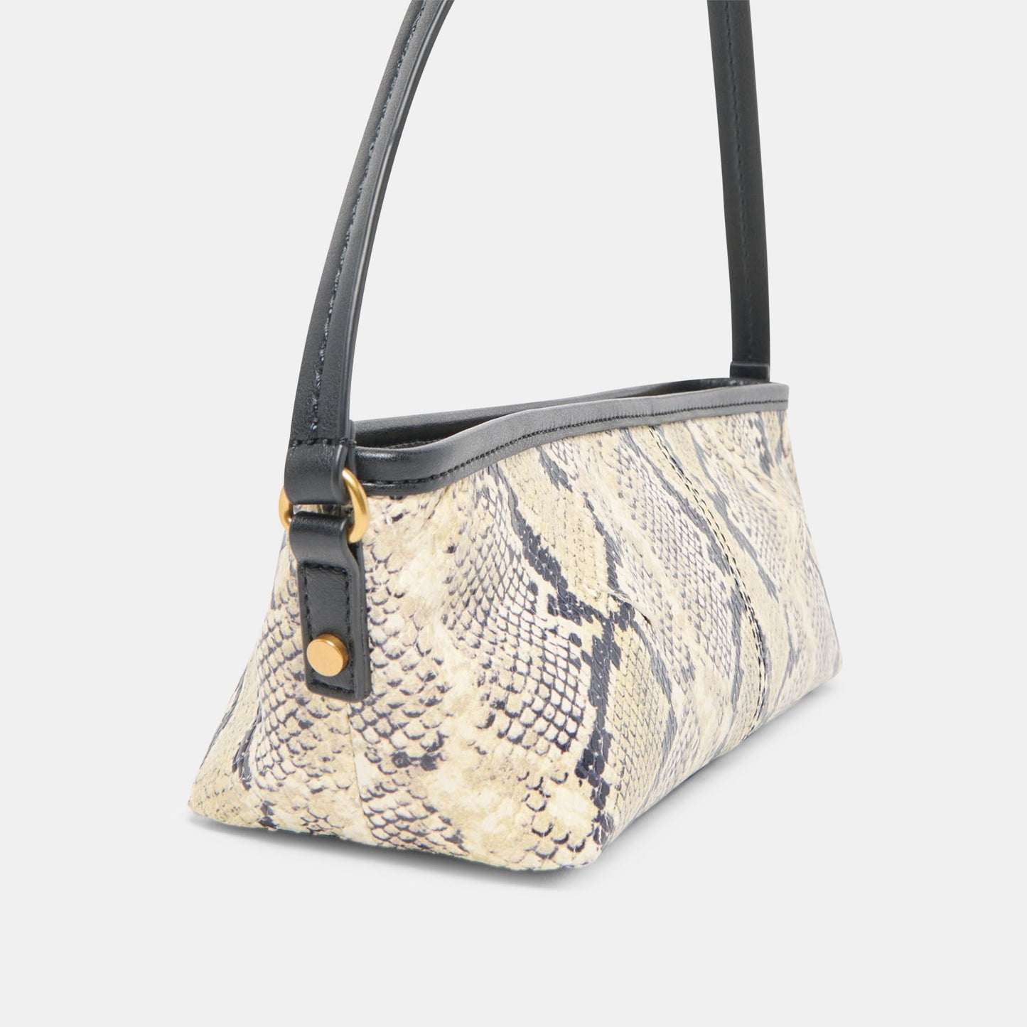 Savaii Black White Snake Stella Shoulder Bag Dolce Vita