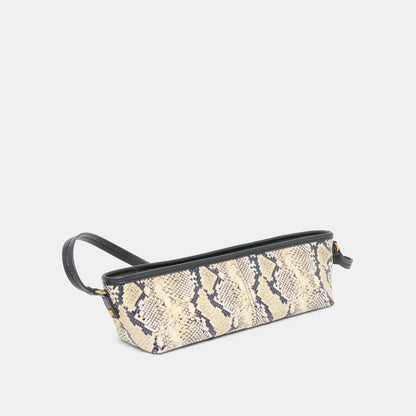 Savaii Black White Snake Stella Shoulder Bag Dolce Vita