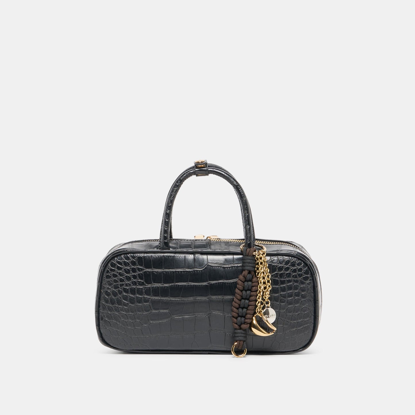 Flyn Black Croco Stella Handbag Dolce Vita