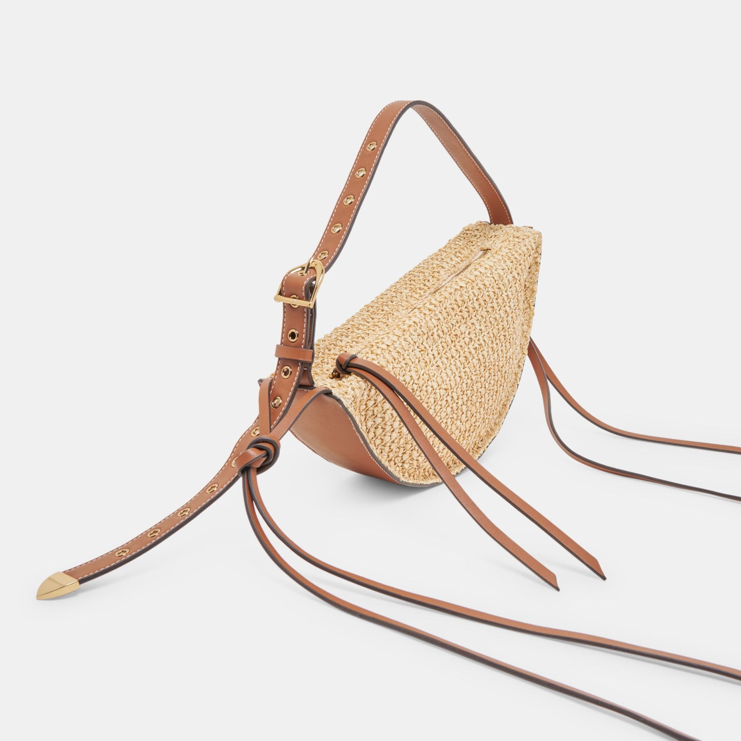 MONACO SHOULDER BAG NATURAL RAFFIA Dolce Vita
