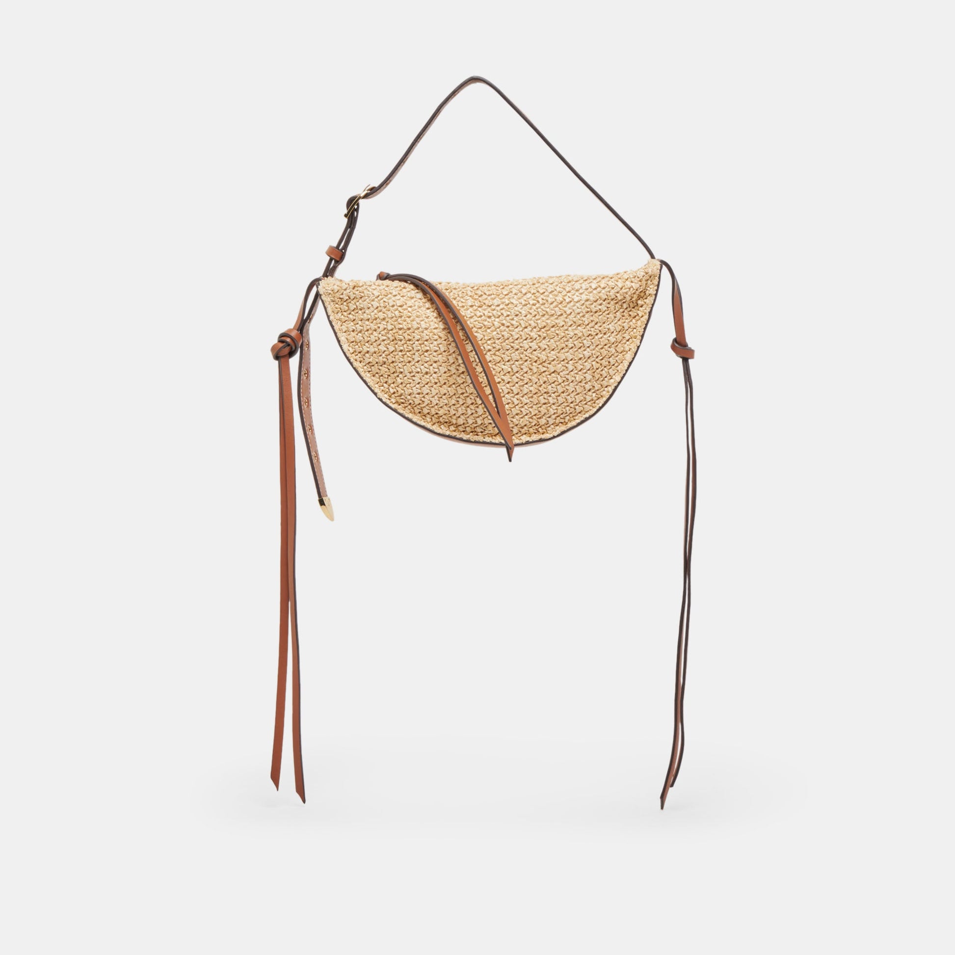 MONACO SHOULDER BAG NATURAL RAFFIA Dolce Vita