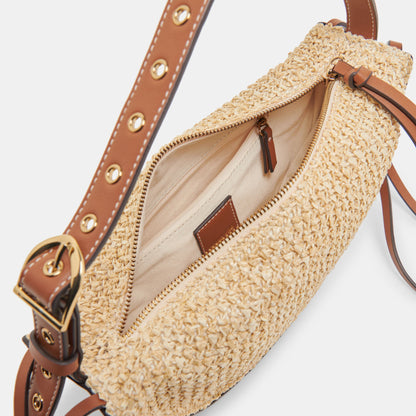 MONACO SHOULDER BAG NATURAL RAFFIA Dolce Vita