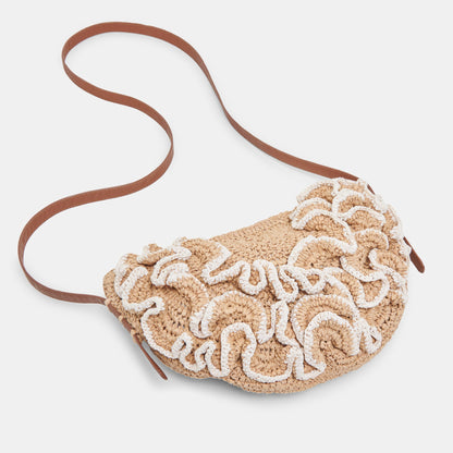 Atrani Natural Raffia Crossbody Dolce Vita