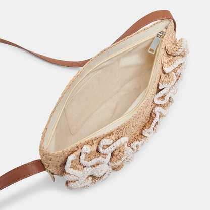Atrani Natural Raffia Crossbody Dolce Vita