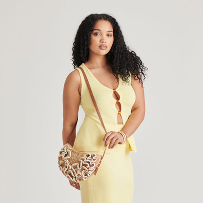 Atrani Natural Raffia Crossbody Dolce Vita