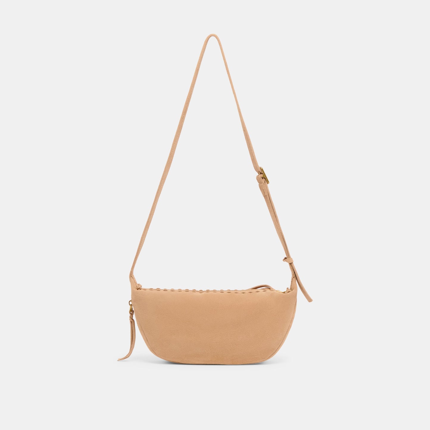 Lipari Beige Suede Crossbody Dolce Vita