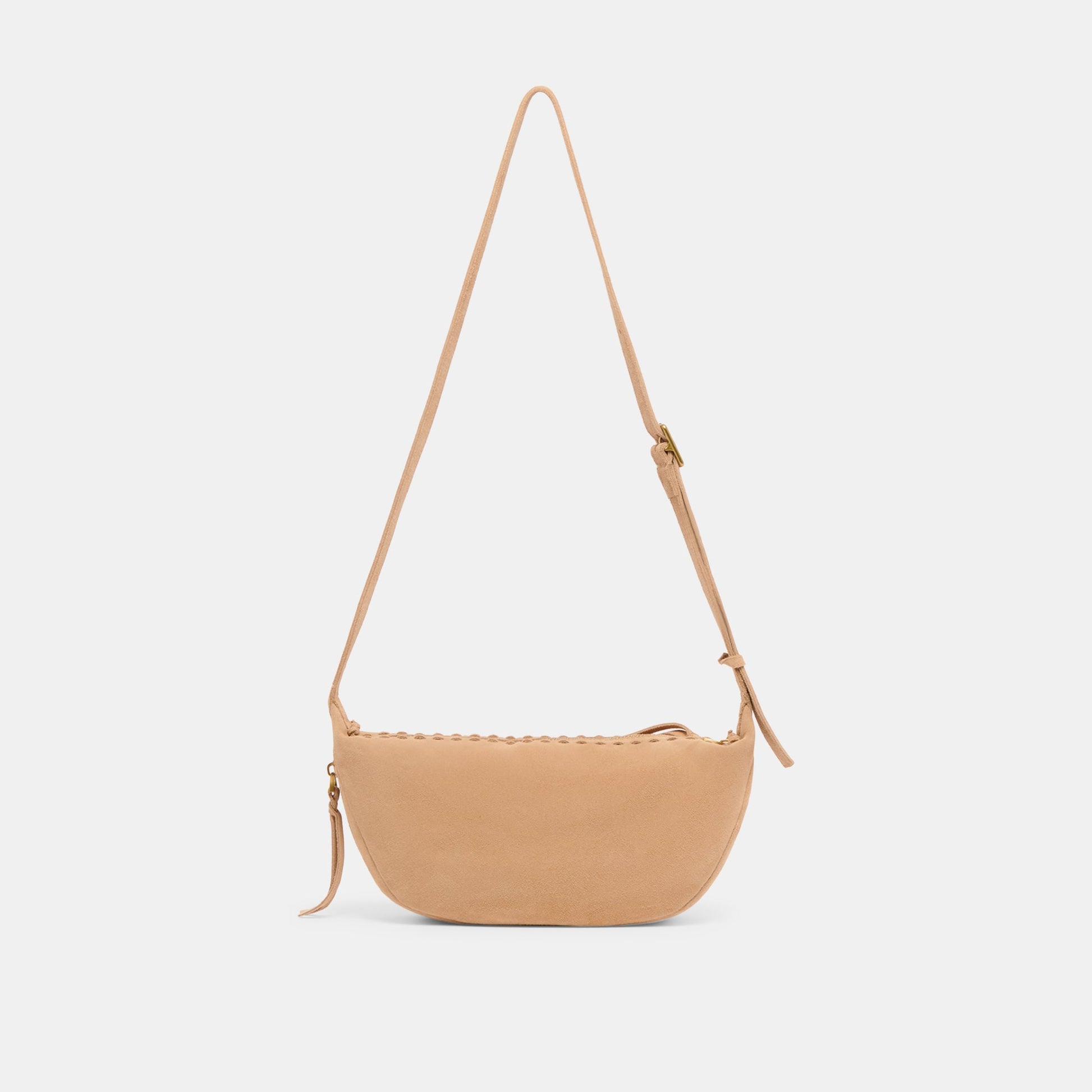Lipari Beige Suede Crossbody Dolce Vita