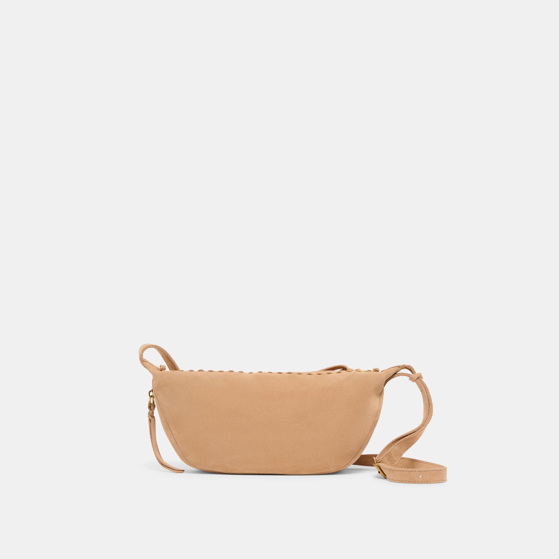 Lipari Beige Suede Crossbody Dolce Vita