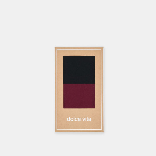 2-Pack Cherry Black Solid Tights Dolce Vita