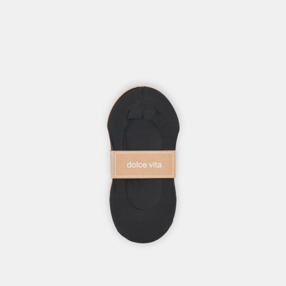 NO SHOW SOCKS 5 PACK TAN BLACK Dolce Vita