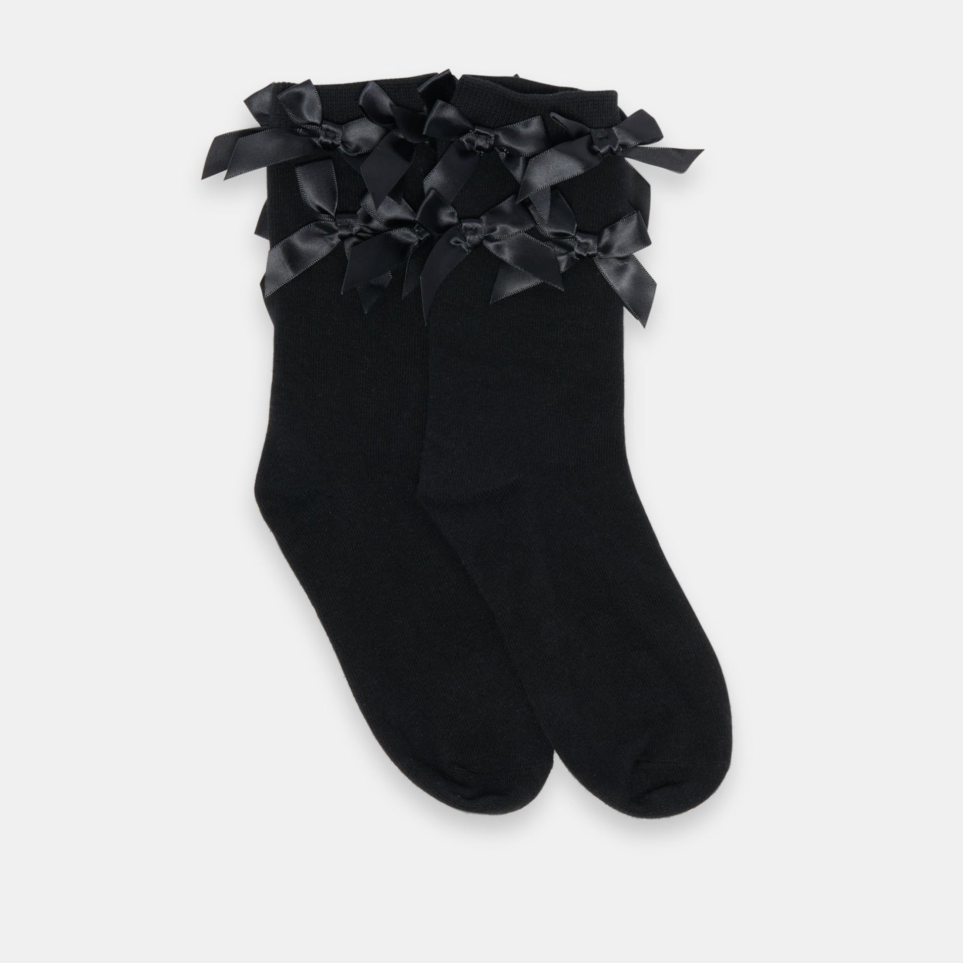 Mulit Bow Black Crew Socks Dolce Vita