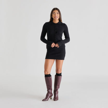 Knee High Black Socks Dolce Vita