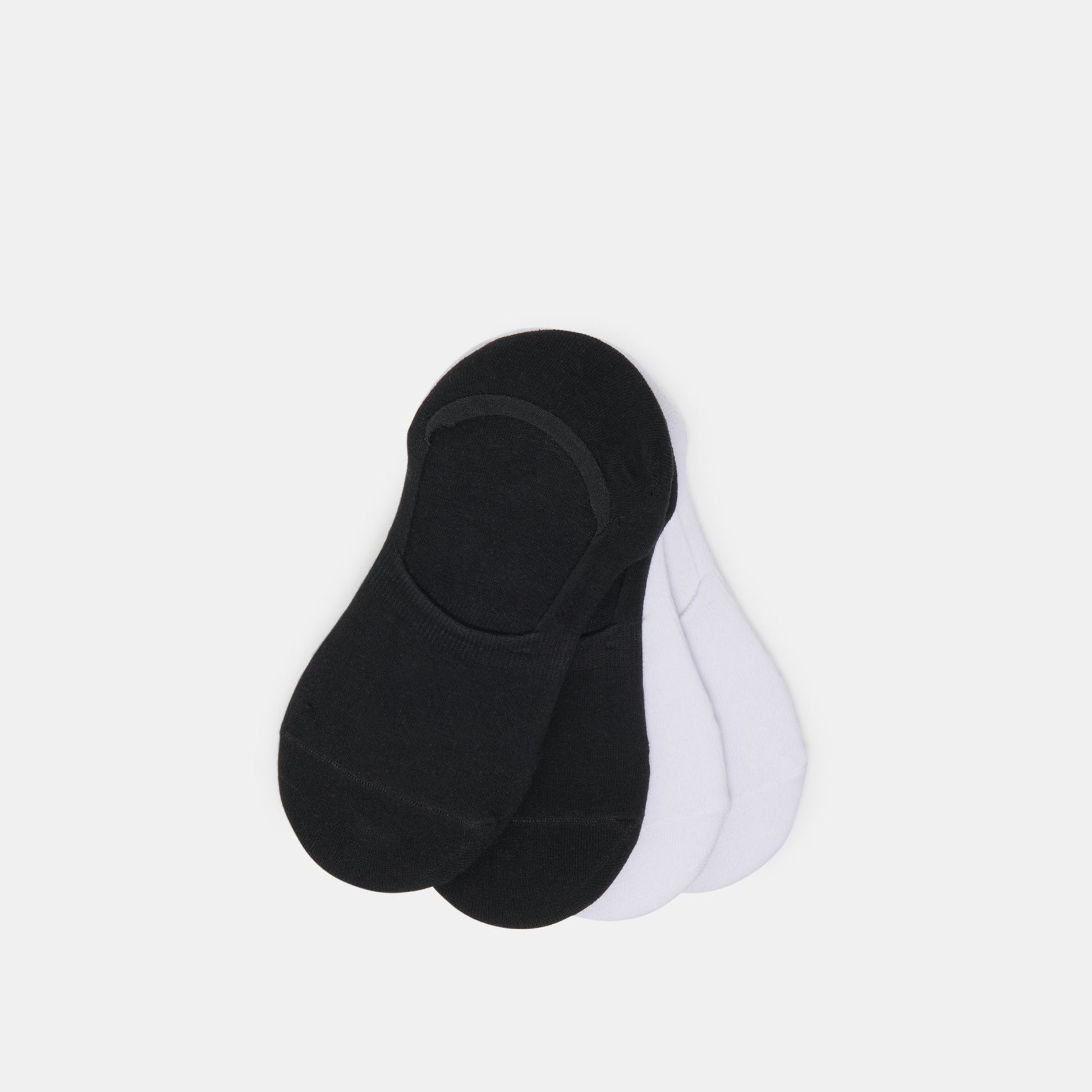 4 PACK NO SHOW SOCKS BLACK WHITE Dolce Vita