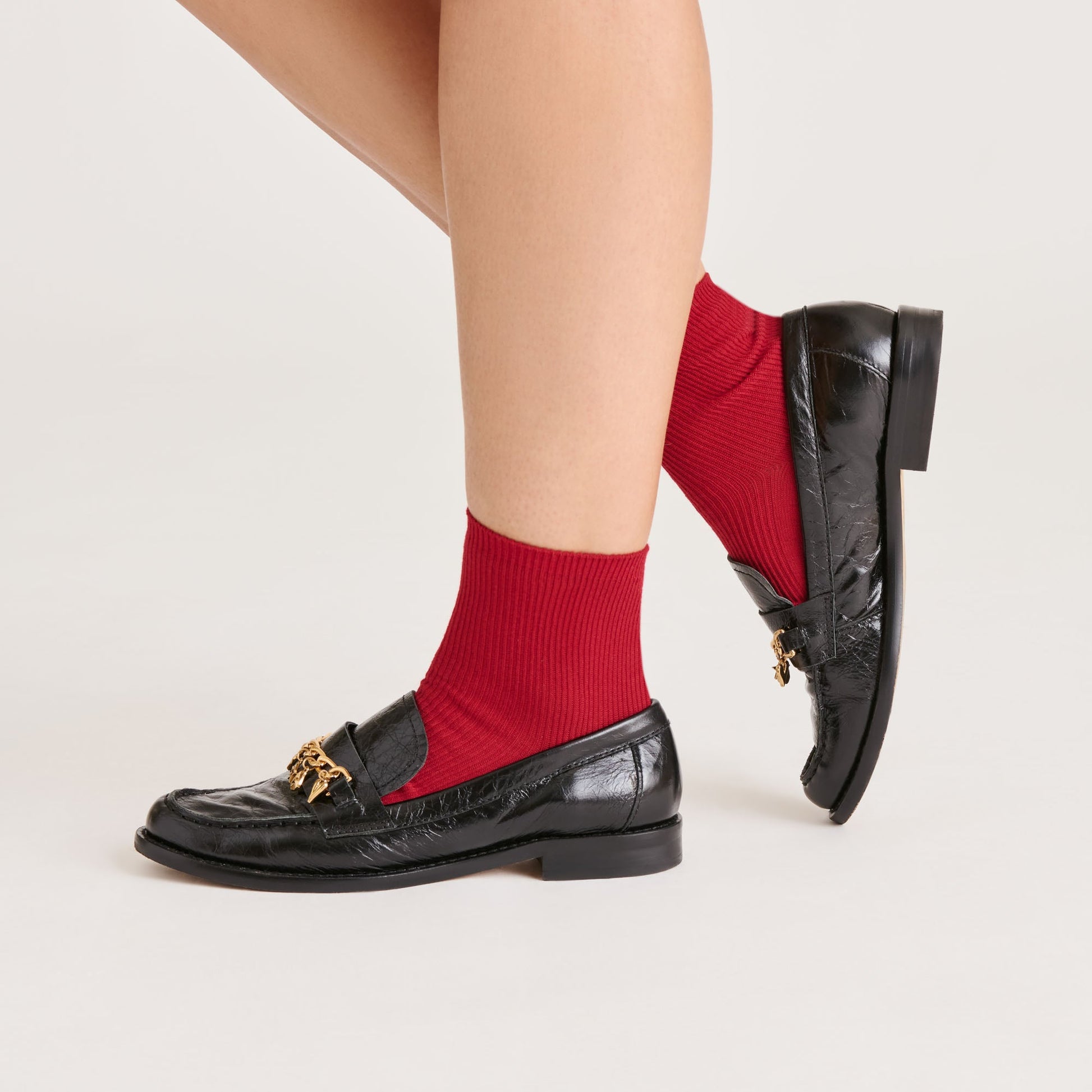 5 Pack Embroidered Rib White Black Multi Anklet Socks Dolce Vita