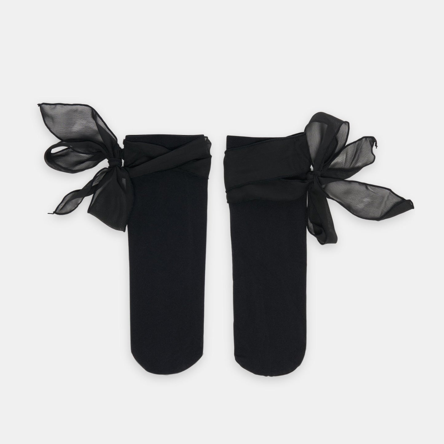 Tie Bow Black Anklet Socks Dolce Vita