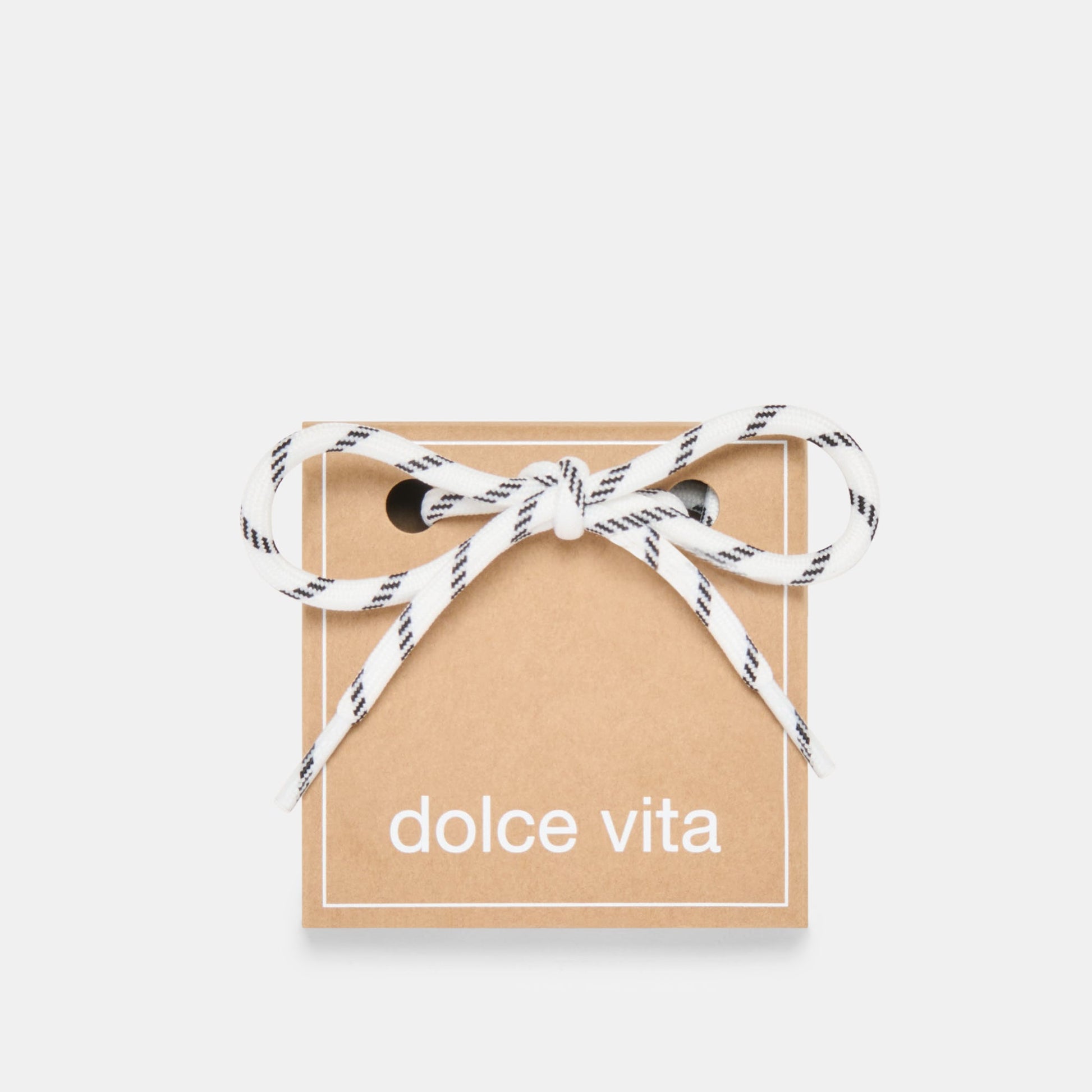 TICK MARK CORD LACE WHITE MULTI Dolce Vita